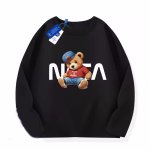 画像3: NASA x Little Bear Print Sweatshirt　ユニセックス男女兼用 NASA×キャップ小熊ベアスエットシャツトレーナー  (3)
