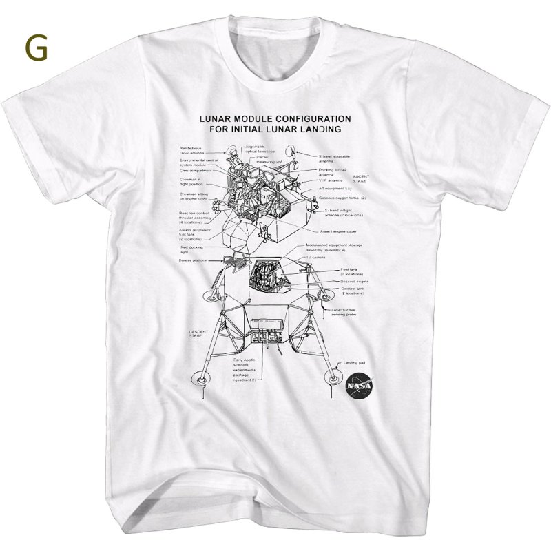 画像7: 1980s Vintage Style NASA Space Shuttle Short Sleeve T-Shirt　ユニセックス 男女兼用1980年代ナサNASAスペースシャトル宇宙飛行士ヴィンテージスタイルプリント半袖  Tシャツ (7)