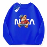 画像1: NASA x Little Bear Print Sweatshirt　ユニセックス男女兼用 NASA×キャップ小熊ベアスエットシャツトレーナー  (1)
