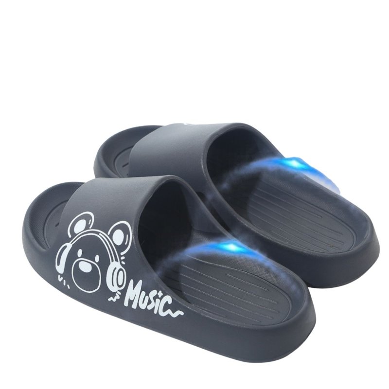 画像3:  Unisex Music Bear Flat Shower Sandals Beach Sandals  slippers   男女兼用  ミュージックベアフラットサンダルシャワーサンダル ビーチサンダル シューズ (3)