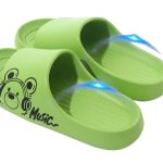 画像5:  Unisex Music Bear Flat Shower Sandals Beach Sandals  slippers   男女兼用  ミュージックベアフラットサンダルシャワーサンダル ビーチサンダル シューズ (5)