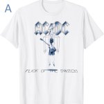 画像1: ACDC band vintage style tour Short Sleeve T-Shirt Vintage Style  Short Sleeve T-Shirt　ユニセックス 男女兼用ACDCバンドヴィンテージスタイルツアープリントラウンドネック Tシャツ (1)