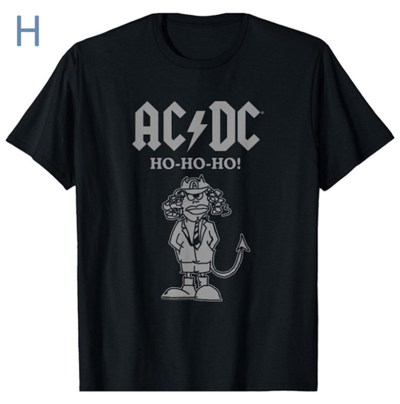 画像8: ACDC band vintage style tour Short Sleeve T-Shirt Vintage Style  Short Sleeve T-Shirt　ユニセックス 男女兼用ACDCバンドヴィンテージスタイルツアープリントラウンドネック Tシャツ (8)