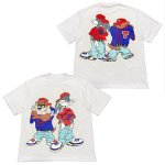 画像1: Looney Tunes Bugs Bunny Vintage Style Short Sleeve T-Shirt　ユニセックス 男女兼用ルーニーチューンバッグスバニー ヴィンテージスタイルプリント半袖  Tシャツ (1)