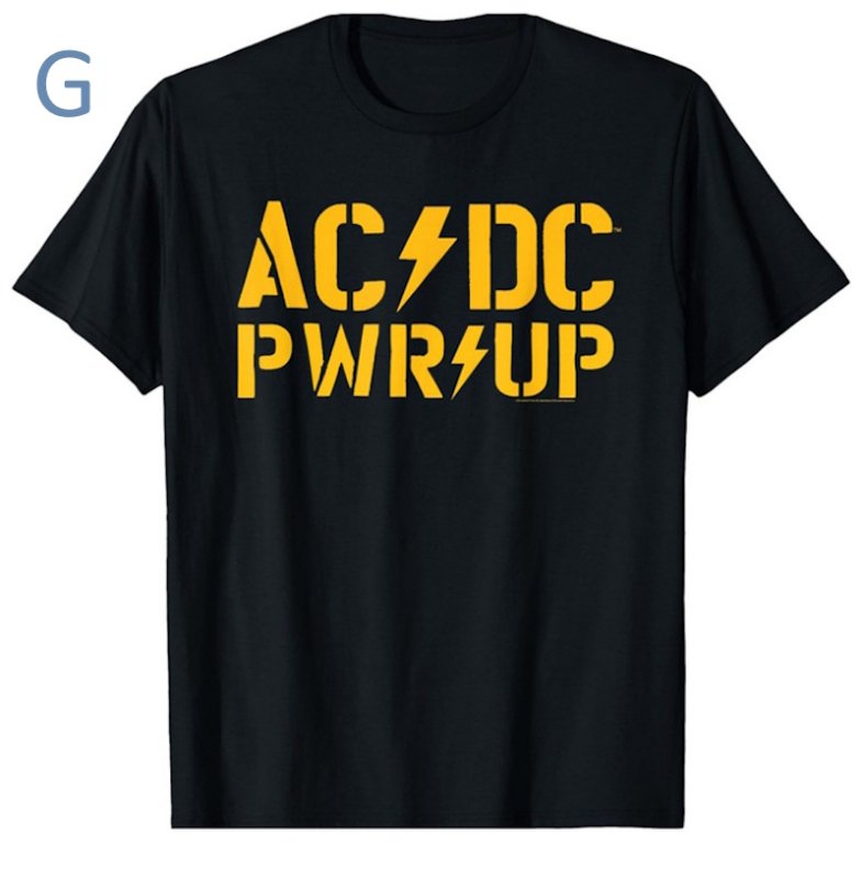 画像7: ACDC band vintage style tour Short Sleeve T-Shirt Vintage Style  Short Sleeve T-Shirt　ユニセックス 男女兼用ACDCバンドヴィンテージスタイルツアープリントラウンドネック Tシャツ (7)