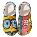 画像2:  Unisex Spongebob Clog Sandals  Flat Sandals slippers   男女兼用  スポンジボブクロッグサンダルシャワーサンダル ビーチサンダル シューズ (2)