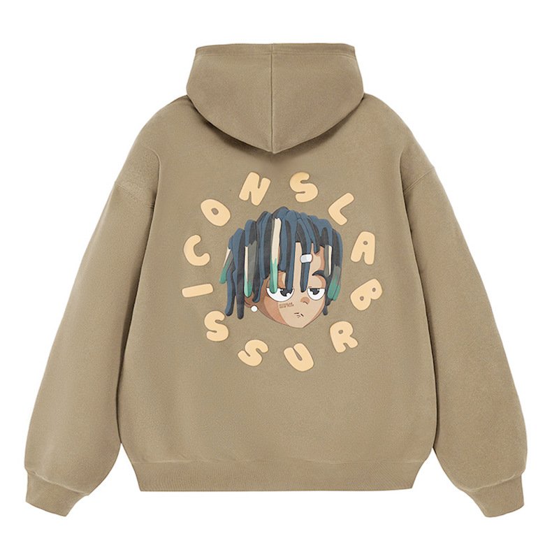 画像2: SSURPLUS x ICONSLAB Unisex Hip Hop Boy Hoodie  Sweatshirt  ハーシュアンドクルーエル ユニセックス 男女兼用ヒップホップ ボーイ フーディー スウェット パーカー (2)