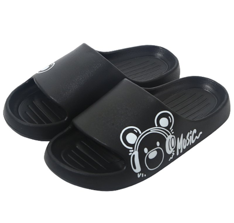 画像7:  Unisex Music Bear Flat Shower Sandals Beach Sandals  slippers   男女兼用  ミュージックベアフラットサンダルシャワーサンダル ビーチサンダル シューズ (7)