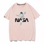 画像7: NASA x Soccer Astronaut Print Print Short Sleeve T-Shirt　ユニセックス 男女兼用NASA×サッカー宇宙飛行士プリント半袖  Tシャツ (7)