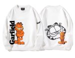 画像2: think deeply Garfield Garfield Print Sweatshirt　ユニセックス男女兼用考え込むガーフィールド スウェットシャツトレーナー  (2)