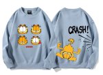 画像1: CRASH Garfield Garfield Print Sweatshirt　ユニセックス男女兼用クラッシュガーフィールド スウェットシャツトレーナー  (1)