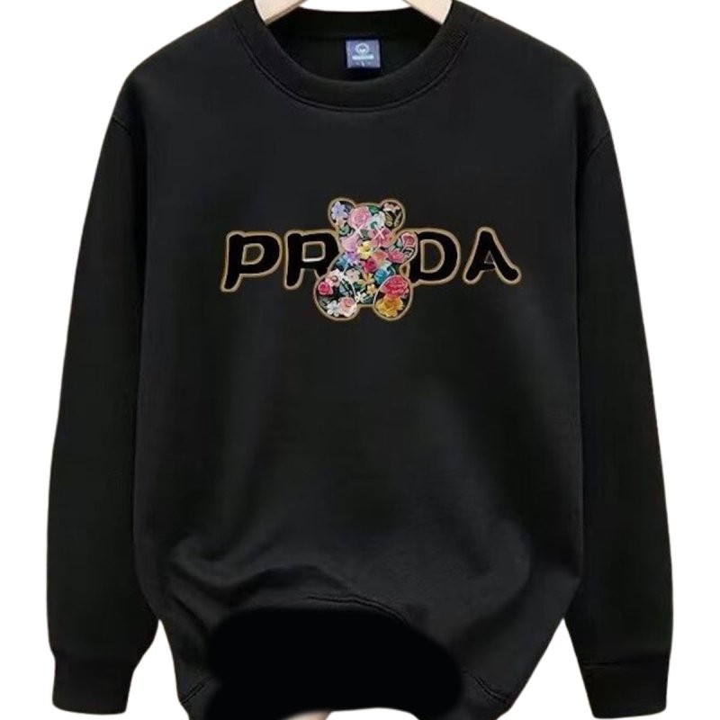 画像2: PRDA x Flower Bear Print Sweatshirt　ユニセックス男女兼用 PRDA×フラワーベア熊スウェットシャツトレーナー  (2)