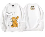 画像1: I'm Not Overweight Garfield Print Sweatshirt　ユニセックス男女兼用I'm Not Overweightガーフィールド スウェットシャツトレーナー  (1)
