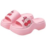 画像1: Cherry Platform sandals slippers チェリーさくら 厚底 シャワー サンダル スリッパシャワービーチ (1)