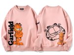 画像4: think deeply Garfield Garfield Print Sweatshirt　ユニセックス男女兼用考え込むガーフィールド スウェットシャツトレーナー  (4)