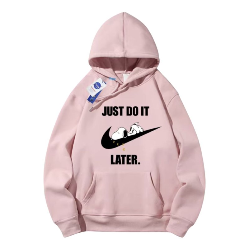 画像2: JUST DO IT LATER x Sleeping Snoopy sweat hoodie ユニセックス男女兼用 NASA × JUST DO IT LATER× スヌーピー スウェット パーカー (2)