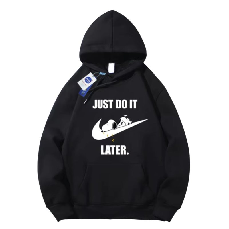 画像9: JUST DO IT LATER x Sleeping Snoopy sweat hoodie ユニセックス男女兼用 NASA × JUST DO IT LATER× スヌーピー スウェット パーカー (9)