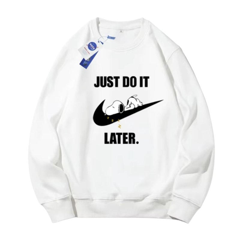 画像3: JUST DO IT LATER x Sleeping Snoopy sweat pullover ユニセックス男女兼用 NASA × JUST DO IT LATER× スヌーピー スウェット トレーナー  (3)