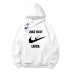 画像3: JUST DO IT LATER x Sleeping Snoopy sweat hoodie ユニセックス男女兼用 NASA × JUST DO IT LATER× スヌーピー スウェット パーカー (3)
