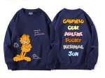 画像3: hang on let me over think this Garfield Print Sweatshirt　ユニセックス男女兼用考え中ガーフィールド スウェットシャツトレーナー  (3)