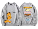 画像9: hang on let me over think this Garfield Print Sweatshirt　ユニセックス男女兼用考え中ガーフィールド スウェットシャツトレーナー  (9)