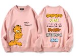 画像5: hang on let me over think this Garfield Print Sweatshirt　ユニセックス男女兼用考え中ガーフィールド スウェットシャツトレーナー  (5)