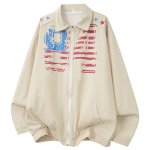 画像5: Artistic 1776 & Star Swing Top Zip-Up Jacket　ユニセックス男女兼用アーティスティック1776＆スター スウィングトップジップアップジャケットブルゾン (5)