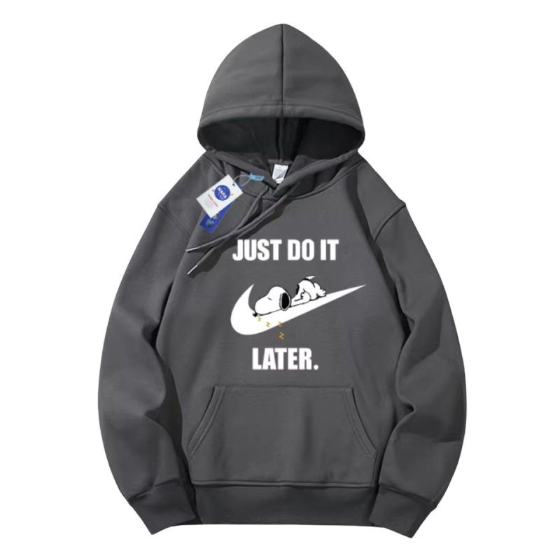 画像8: JUST DO IT LATER x Sleeping Snoopy sweat hoodie ユニセックス男女兼用 NASA × JUST DO IT LATER× スヌーピー スウェット パーカー (8)