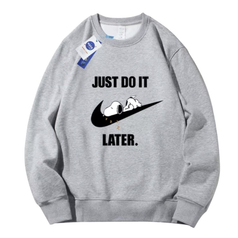 画像2: JUST DO IT LATER x Sleeping Snoopy sweat pullover ユニセックス男女兼用 NASA × JUST DO IT LATER× スヌーピー スウェット トレーナー  (2)