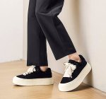 画像5: UnisexThick-soled suede lace-up sneakers Shoes　 ユニセックス男女兼用厚底プラットフォームスエードレースアップ スニーカーカジュアルシューズ (5)