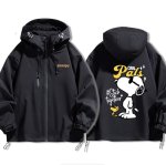 画像1: Snoopy & Woodstock Sunglasses  Windbreaker  Windbreaker blouson Jacket 　ユニセックス男女兼用スヌーピー＆ウッドストックサングラス ウインドブレーカマウンテンパーカージャケットブルゾン (1)