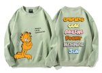 画像7: hang on let me over think this Garfield Print Sweatshirt　ユニセックス男女兼用考え中ガーフィールド スウェットシャツトレーナー  (7)