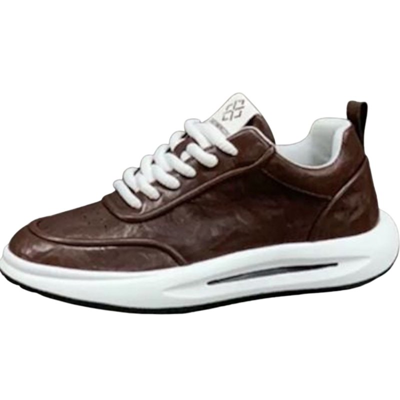 画像2: Unisex Leather lace-up sneakers Shoes　 ユニセックス男女兼用レザーレースアップ スニーカーカジュアルシューズ (2)