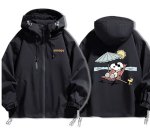 画像1: Snoopy & Woodstock Vacation Windbreaker  Windbreaker blouson Jacket 　ユニセックス男女兼用スヌーピー＆ウッドストックバケイション ウインドブレーカマウンテンパーカージャケットブルゾン (1)