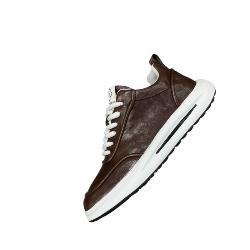 画像4: Unisex Leather lace-up sneakers Shoes　 ユニセックス男女兼用レザーレースアップ スニーカーカジュアルシューズ (4)