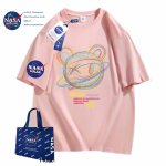 画像5: NASA x Graphic Space Bear Print Short Sleeve T-Shirt  　ユニセックス 男女兼用NASAナサ×グラフィック宇宙熊ベアプリント 半袖 Tシャツ (5)