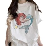画像3: Ariel print  short sleeve T-shirt   アリエル プリント 半袖Tシャツ  男女兼用 ユニセックス (3)