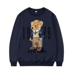 画像7: 1979 New York Trad Bear Print Sweatshirt　ユニセックス男女兼用1979ニューヨークトラッドベア熊スウェットシャツトレーナー  (7)
