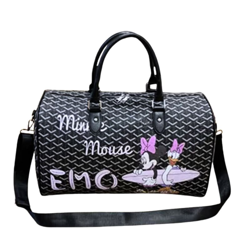 画像5: EMO Minnie Mouse Mickey Mouse graffiti painting elements Cartoon shopping  shoulder boston Tote Bag ミニーマウス ミッキーディズニー ペイントトートショルダー ボストン ショッピングバッグ (5)