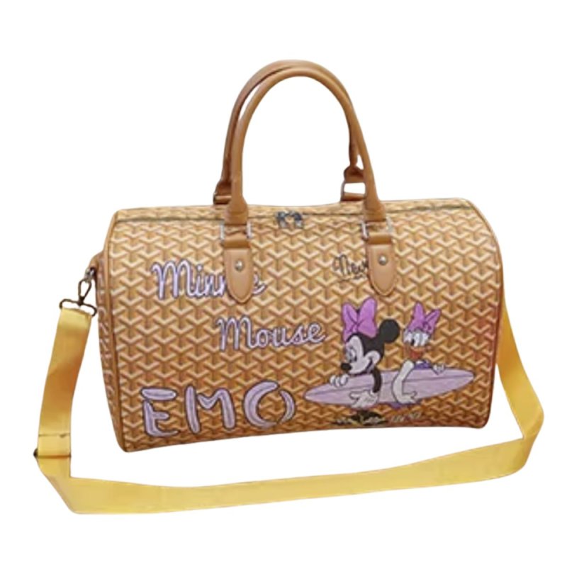 画像4: EMO Minnie Mouse Mickey Mouse graffiti painting elements Cartoon shopping  shoulder boston Tote Bag ミニーマウス ミッキーディズニー ペイントトートショルダー ボストン ショッピングバッグ (4)