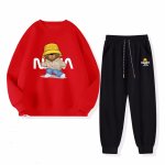 画像4: Unisex NASA x Walking Bear Hoodie & Pants Set  男女兼用ユニセックス NASA ナサ×ウォキングベア スウェットセットアップ トレーナー＆パンツセット (4)