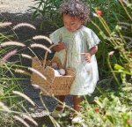 画像4: Butterfly-shaped basket picnic bag　北欧スタイルバタフライ蝶々型籠 かご バスケットピクニック収納バッグ (4)