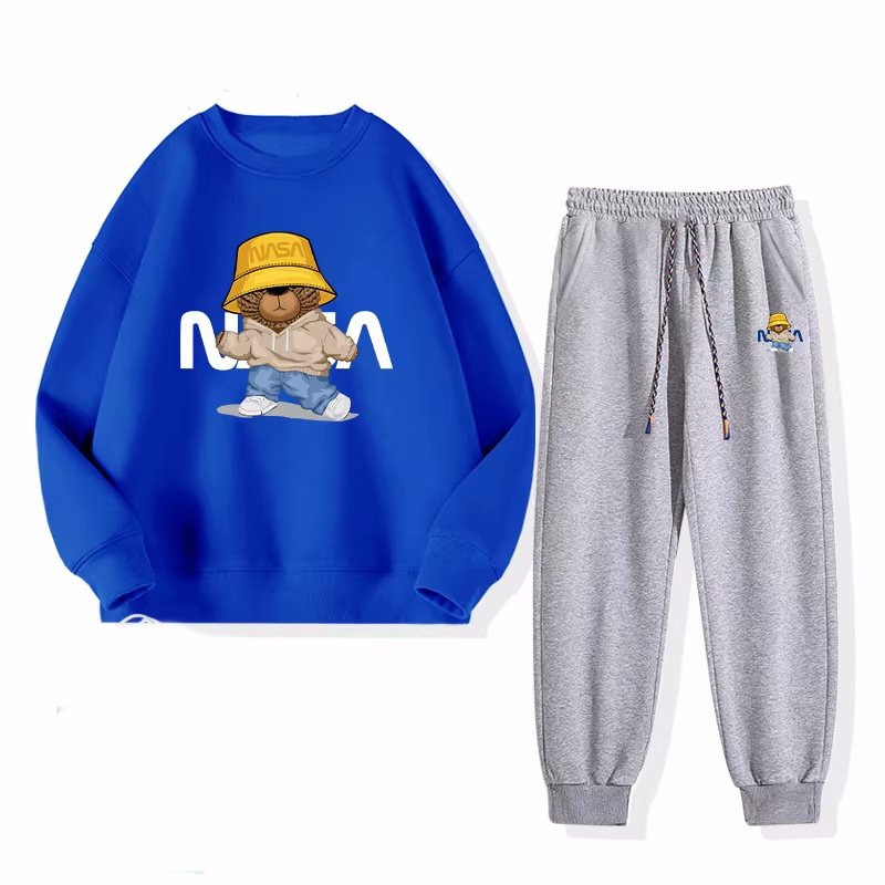 画像7: Unisex NASA x Walking Bear Hoodie & Pants Set  男女兼用ユニセックス NASA ナサ×ウォキングベア スウェットセットアップ トレーナー＆パンツセット (7)