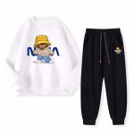 画像1: Unisex NASA x Walking Bear Hoodie & Pants Set  男女兼用ユニセックス NASA ナサ×ウォキングベア スウェットセットアップ トレーナー＆パンツセット (1)