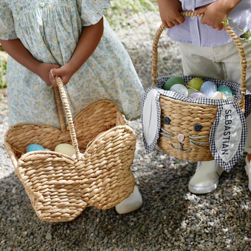 画像3: Butterfly-shaped basket picnic bag　北欧スタイルバタフライ蝶々型籠 かご バスケットピクニック収納バッグ (3)