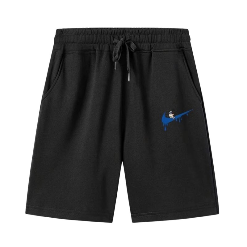 画像1: NASA x Fishing Astronaut x Raindrop swoosh Print Short Pants ユニセックス 男女兼用 NASA ナサ × 釣り 宇宙飛行士 × 雨だれスウォッシュプリント  ショートパンツ  (1)