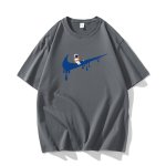 画像3: NASA x Fishing Astronaut x Raindrop swoosh Print Tshirts ユニセックス 男女兼用 NASA ナサ × 釣り 宇宙飛行士 × 雨だれスウォッシュプリント Tシャツ (3)