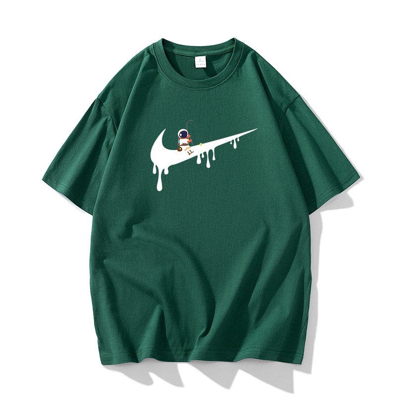 画像6: NASA x Fishing Astronaut x Raindrop swoosh Print Tshirts ユニセックス 男女兼用 NASA ナサ × 釣り 宇宙飛行士 × 雨だれスウォッシュプリント Tシャツ (6)