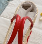 画像5: Hello logo embroidery tote shoulder bag basket bag ハローロゴ刺繍トートショルダー かご籠バッグ (5)