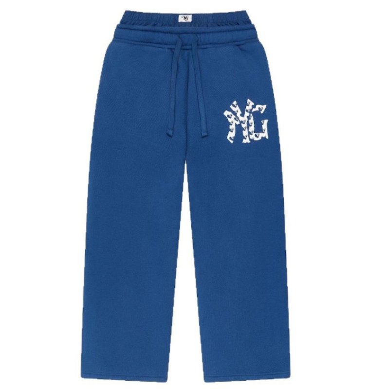 画像2: Monogram logo print zip-up pants set　ユニセックス 男女兼用 モノグラムロゴプリント  セットアップ ジップアップジャケット ＆パンツ上下セット (2)